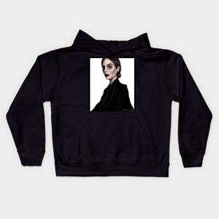 Melancholic Portraits III Kids Hoodie